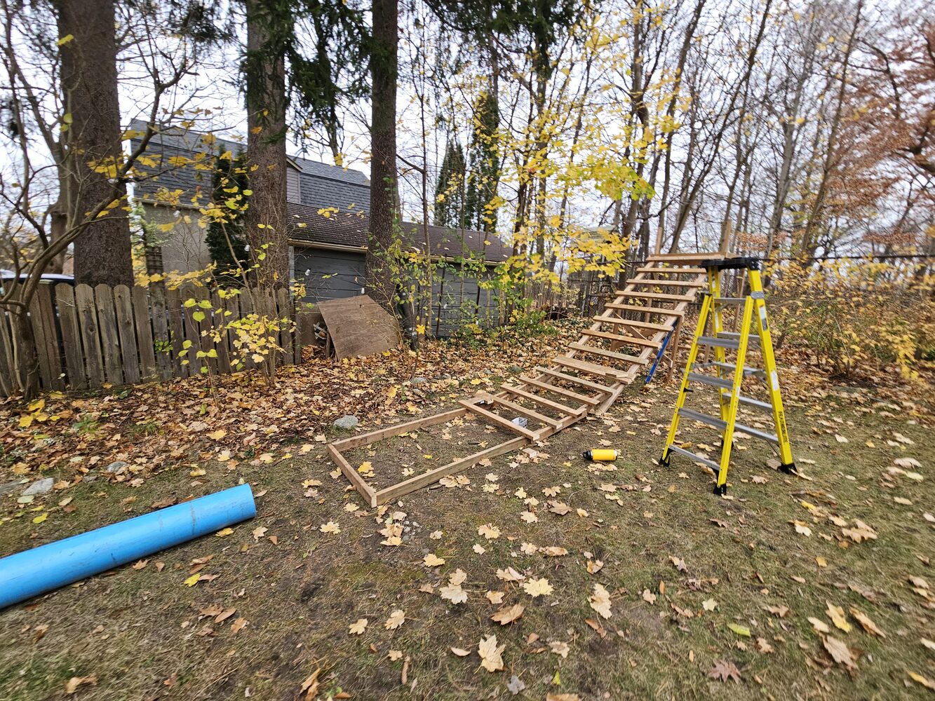 Rail laid out