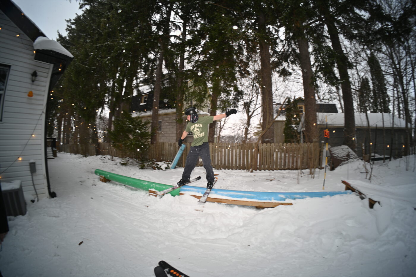 Sliding the rail